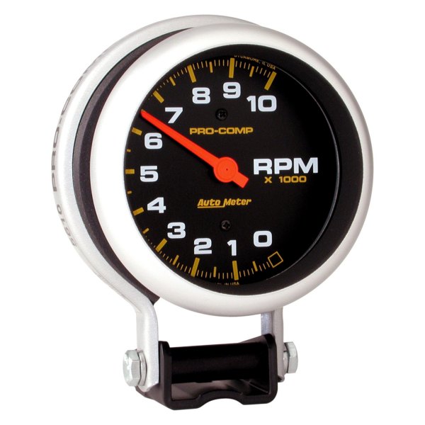 Auto Meter® - Pro-Comp Series 3-3/4" Pedestal Tachometer Gauge, 0-10,000 RPM