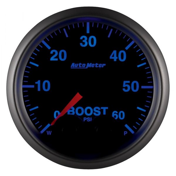 Auto Meter® - Elite Series 2-1/16" Boost Gauge, 0-60 PSI