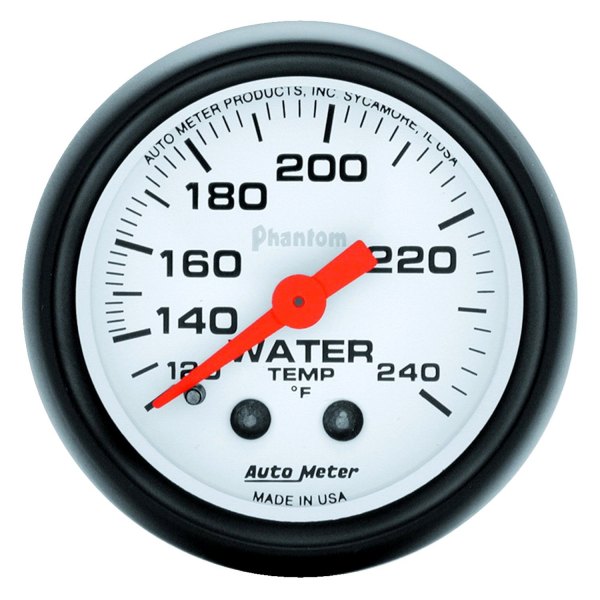 Auto Meter® - Phantom Series 2-1/16" Water Temperature Gauge, 120-240 F