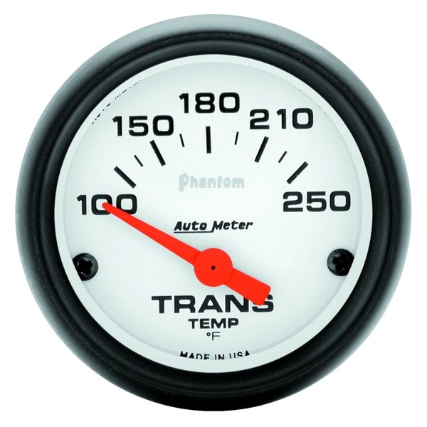 Auto Meter® - Phantom Series 2-1/16" Transmission Temperature Gauge, 100-250 F