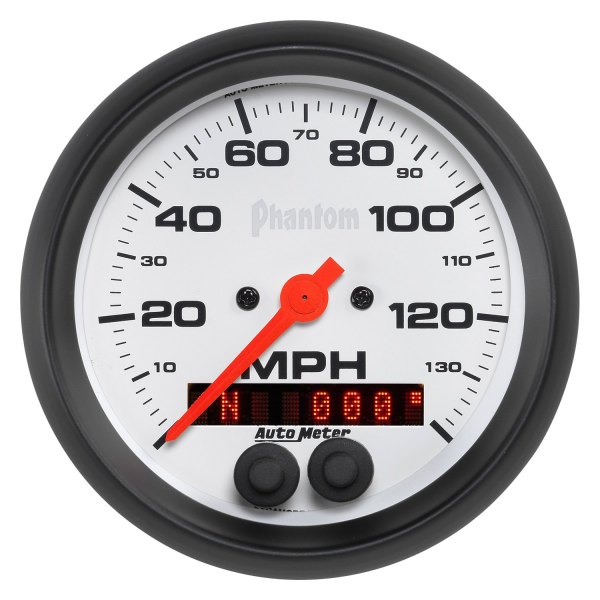 Auto Meter® - Phantom Series 3-3/8" GPS Speedometer Gauge, 0-140 MPH