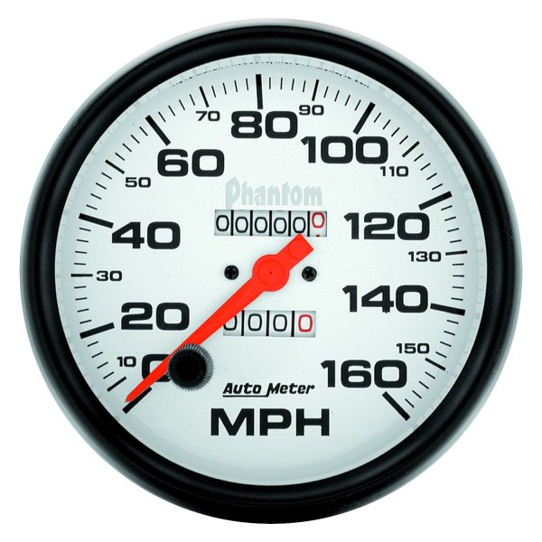 Auto Meter® - Phantom Series 5" Speedometer Gauge, 0-160 MPH