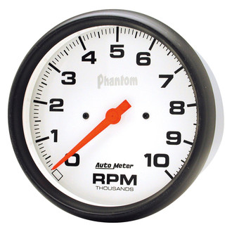 Auto Meter® 5898 - Phantom Series 5" In-Dash Tachometer Gauge, 0-10,000 RPM