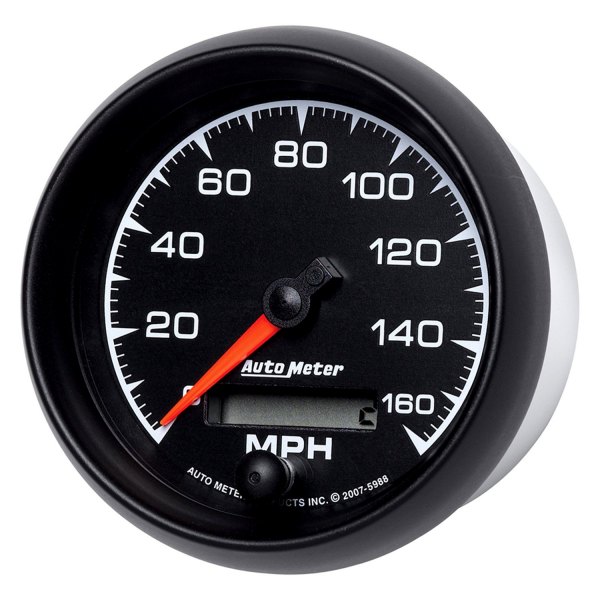 Auto Meter® - ES Series 3-3/8" Speedometer Gauge, 0-160 MPH