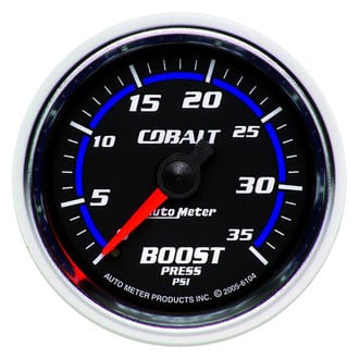Auto Meter® - Cobalt Series 2-1/16" Boost Gauge, 0-35 PSI