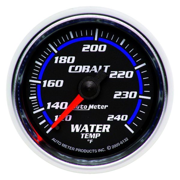 Auto Meter® - Cobalt Series 2-1/16" Water Temperature Gauge, 120-240 F