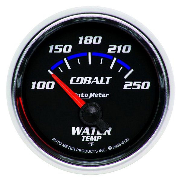 Auto Meter® - Cobalt Series 2-1/16" Water Temperature Gauge, 100-250 F