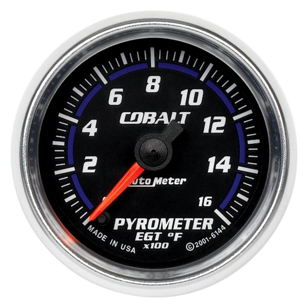 Auto Meter® - Cobalt Series 2-1/16" EGT Pyrometer Gauge, 0-1600 F