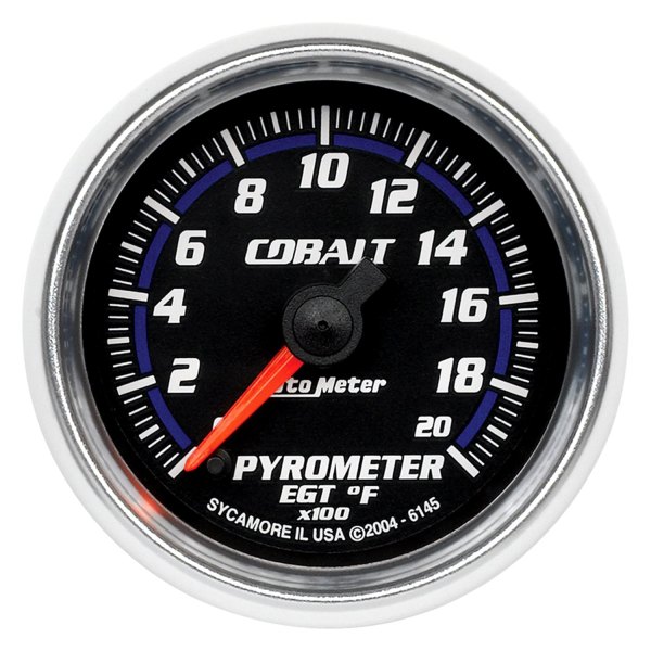 Auto Meter® - Cobalt Series 2-1/16" EGT Pyrometer Gauge, 0-2000 F