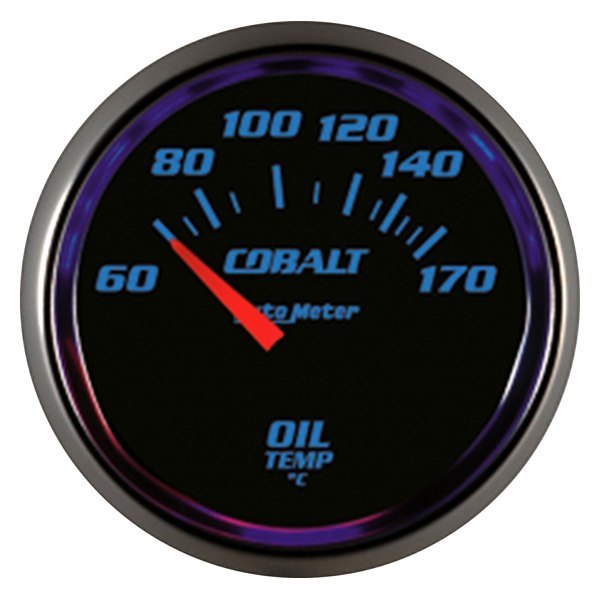 Auto Meter® - Cobalt Series 2-1/16" Oil Temperature Gauge, 60-170 C