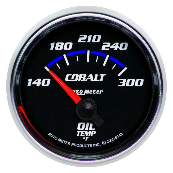 Auto Meter® - Cobalt Series 2-1/16" Oil Temperature Gauge, 140-300 F