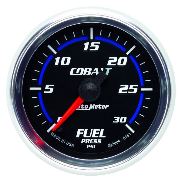 Auto Meter® - Cobalt Series 2-1/16" Fuel Pressure Gauge, 0-30 PSI