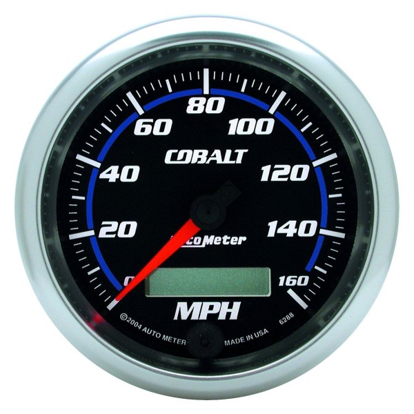 Auto Meter® - Cobalt Series 3-3/8" Speedometer Gauge, 0-160 MPH