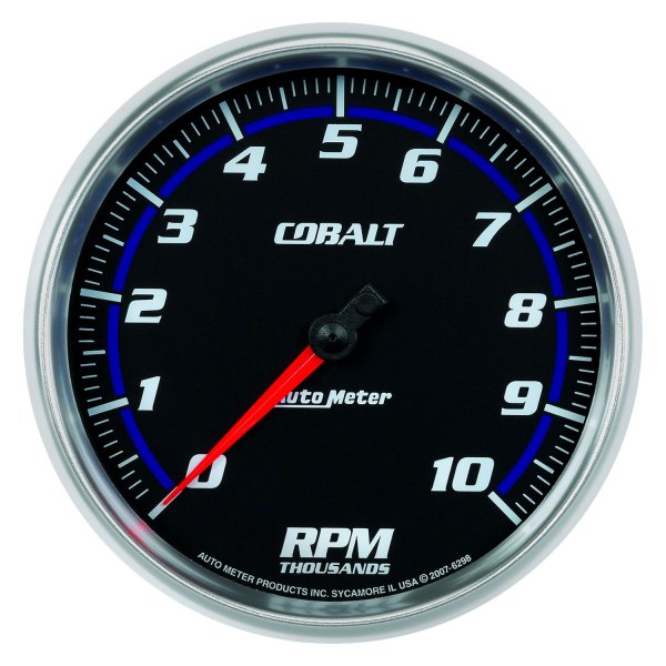 Auto Meter® - Cobalt Series 5" In-Dash Tachometer Gauge, 0-10,000 RPM