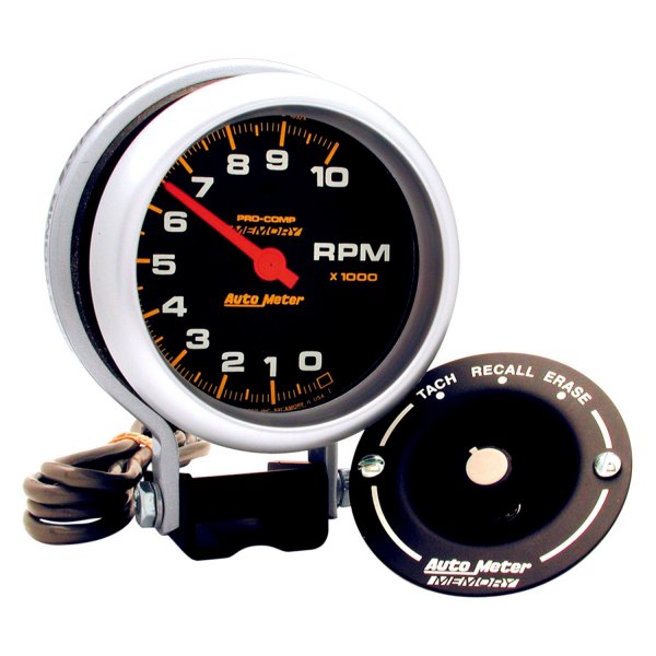 Auto Meter® - Pro-Comp Series 3-3/4" Pedestal Tachometer Gauge, 0-10,000 RPM