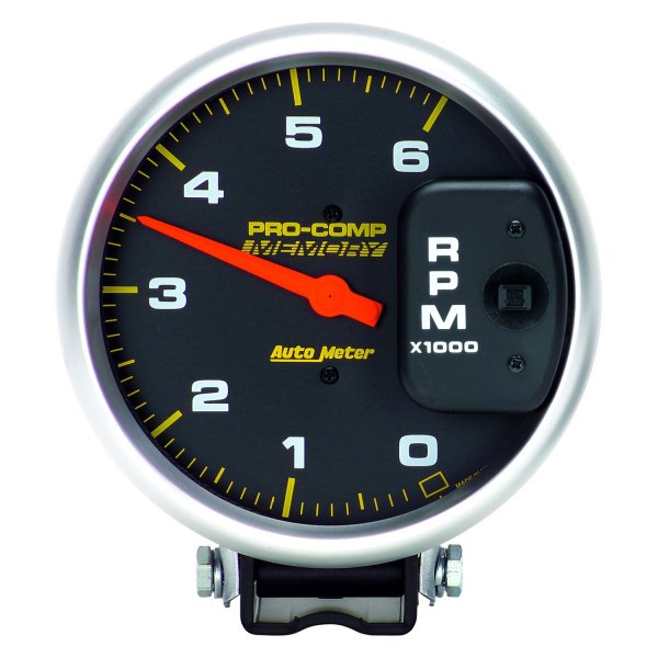 Auto Meter® - Pro-Comp Series 5" Pedestal Tachometer Gauge, 0-6,000 RPM