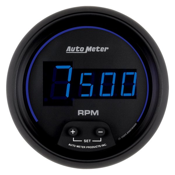Auto Meter® - Cobalt Digital Series 3-3/8" In-Dash Tachometer Gauge, 0-10,000 RPM