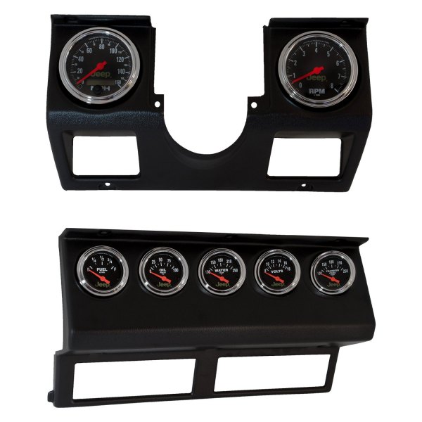 Auto Meter® - Jeep Series 7-Piece Gauge Panel Kit