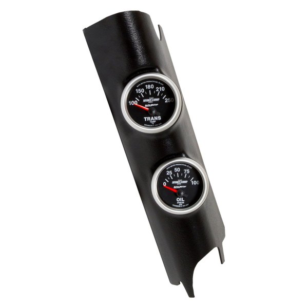 Auto Meter® - SPORT COMP II™ Direct Fit Transmission Temperature/Oil Pressure A-Pillar Gauge Kit