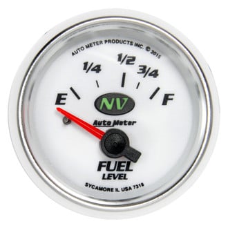 Auto Meter® 7318 - NV Series 2-1/16" Fuel Level Gauge