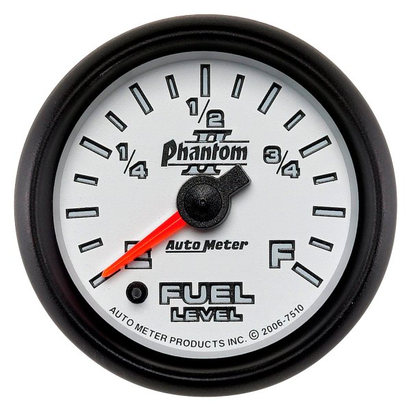 Auto Meter® - Phantom II Series 2-1/16" Fuel Level Gauge
