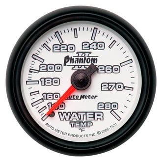 Auto Meter® - Phantom II Series Water Temperature Gauges