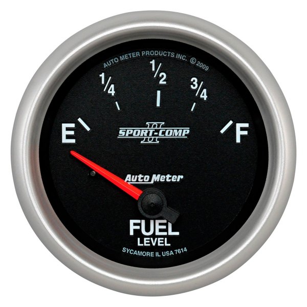 Auto Meter® - Sport-Comp II Series 2-5/8" Fuel Level Gauge
