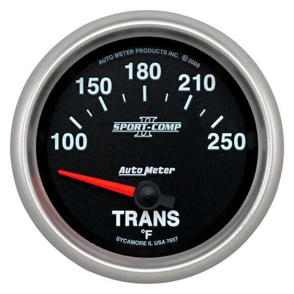 Auto Meter® - Sport-Comp II Series 2-5/8" Transmission Temperature Gauge, 100-250 F