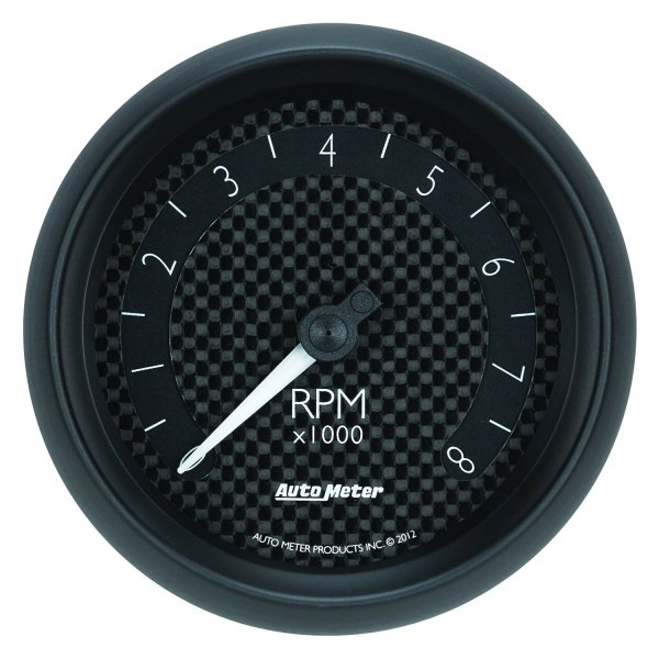 Auto Meter® - GT Series 3-3/8" In-Dash Tachometer Gauge, 0-8,000 RPM