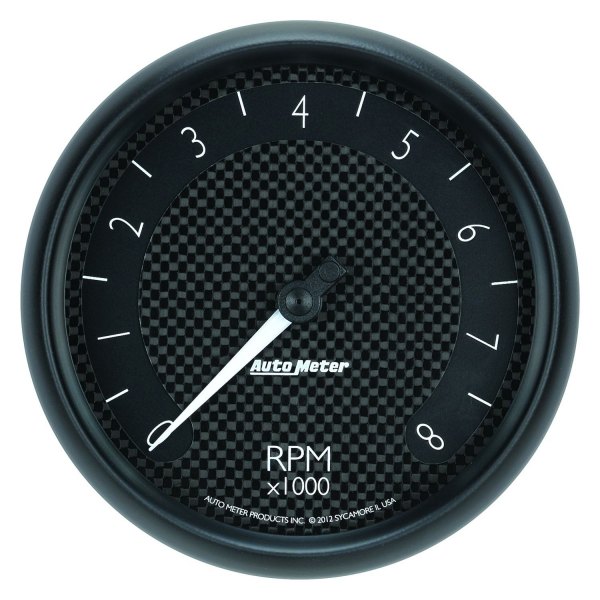 Auto Meter® - GT Series 5" In-Dash Tachometer Gauge, 0-8,000 RPM