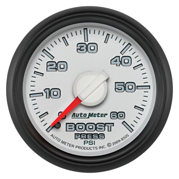 Auto Meter® - Dodge Factory Match 3rd Generation Series 2-1/16" Boost Gauge, 0-60 PSI