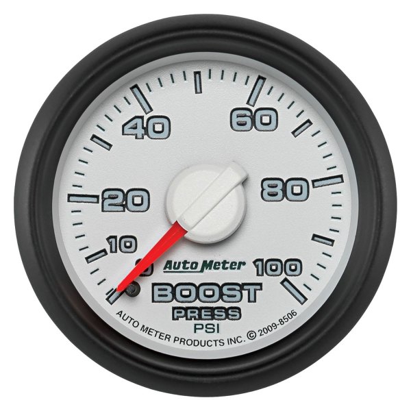 Auto Meter® - Dodge Factory Match 3rd Generation Series 2-1/16" Boost Gauge, 0-100 PSI