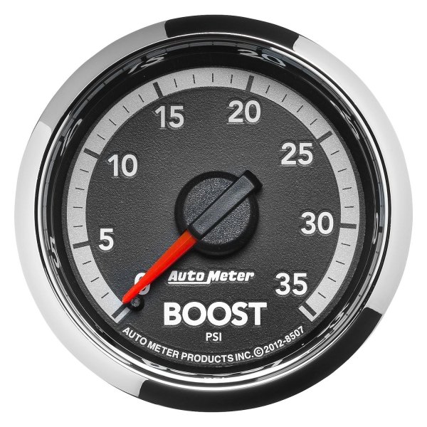 Auto Meter® - Dodge Factory Match 4th Generation Series 2-1/16" Boost Gauge, 0-35 PSI