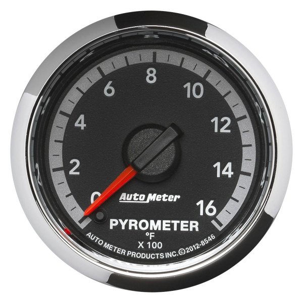 Auto Meter® - Dodge Factory Match 4th Generation Series 2-1/16" EGT Pyrometer Gauge, 0-1600 F