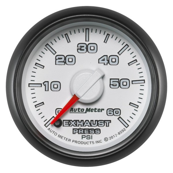 Auto Meter® - Dodge Factory Match 3rd Generation Series 2-1/16" Exhaust Pressure Gauge, 0-60 PSI
