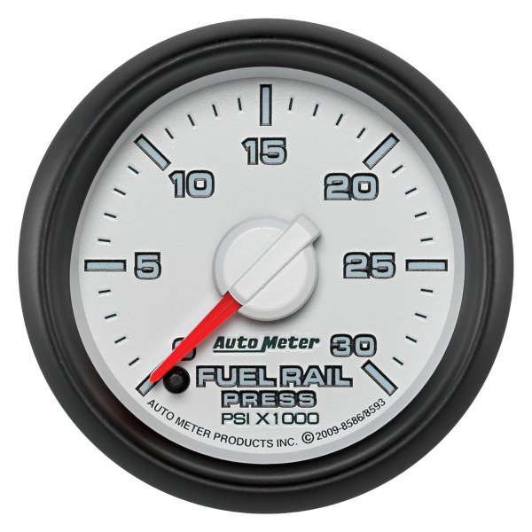 Auto Meter® - Dodge Factory Match 3rd Generation Series 2-1/16" Fuel Rail Pressure Gauge, 0-30K PSI