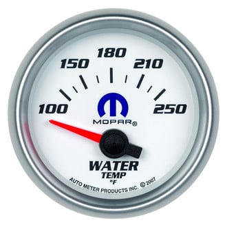 Auto Meter® 880030 - Mopar Series 2-1/16" Water Temperature Gauge, 100-250 F