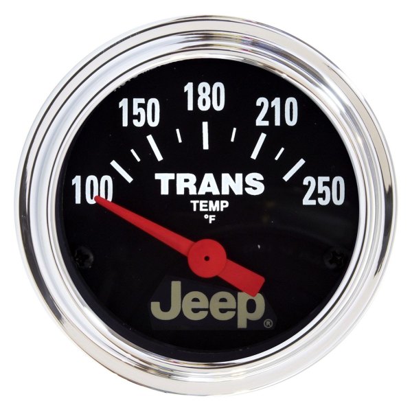 Auto Meter® - Jeep Series 2-1/16" Transmission Temperature Gauge, 100-250 F