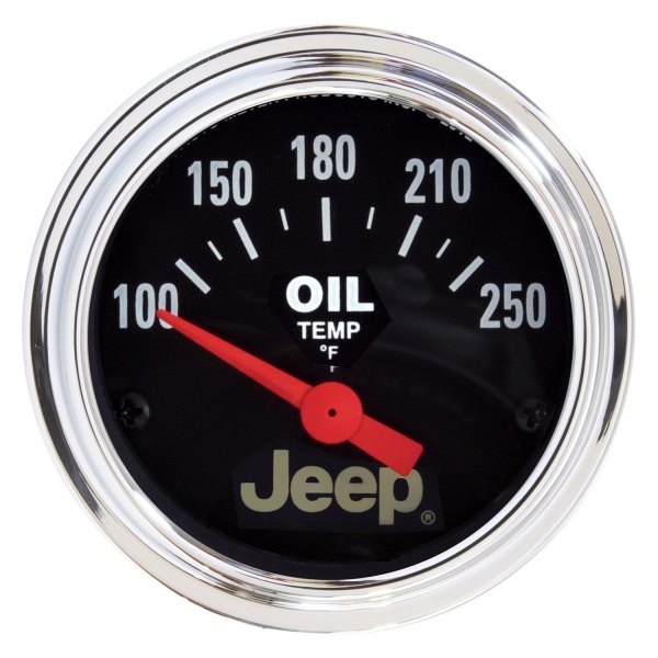 Auto Meter® - Jeep Series 2-1/16" Transfer Case Temperature Gauge, 100-250 F
