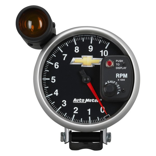 Auto Meter® - Copo Camaro Series 5" Pedestal Tachometer Gauge with External Shift-Lite, 0-10,000 RPM