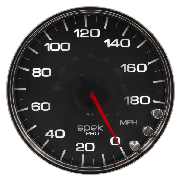 Auto Meter® - Spek-Pro Series 5" Speedometer Gauge, 0-180 MPH