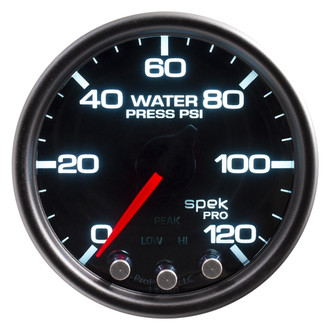 Auto Meter® - Spek-Pro Series 2-1/16" Water Pressure Gauge, 0-120 PSI