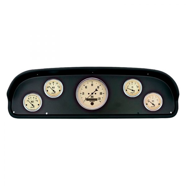 Auto Meter® - Antique Beige Series Direct Fit 5-Piece Gauge Panel Kit