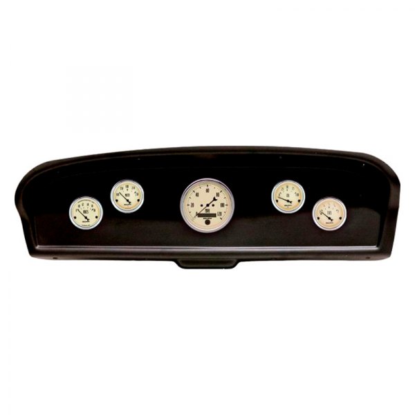 Auto Meter® - Antique Beige Series Direct Fit 5-Piece Gauge Panel Kit