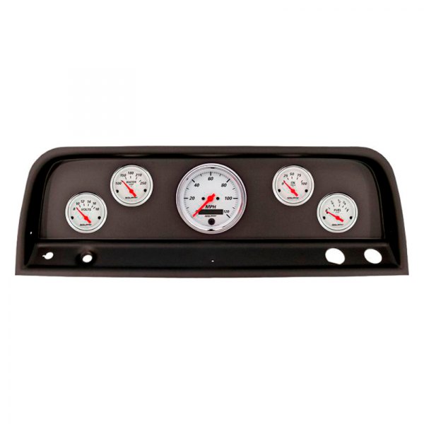 Auto Meter® - Arctic White Series Direct Fit 5-Piece Gauge Panel Kit