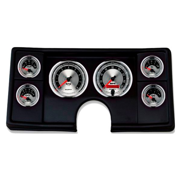 Auto Meter® - American Muscle Series Direct Fit 6-Piece Gauge Panel Kit