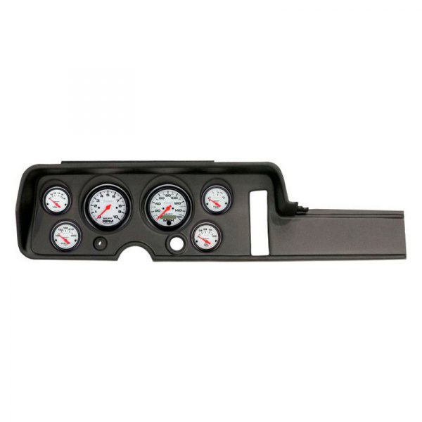 Auto Meter® - Designer Black Series Direct Fit 6-Piece Gauge Panel Kit