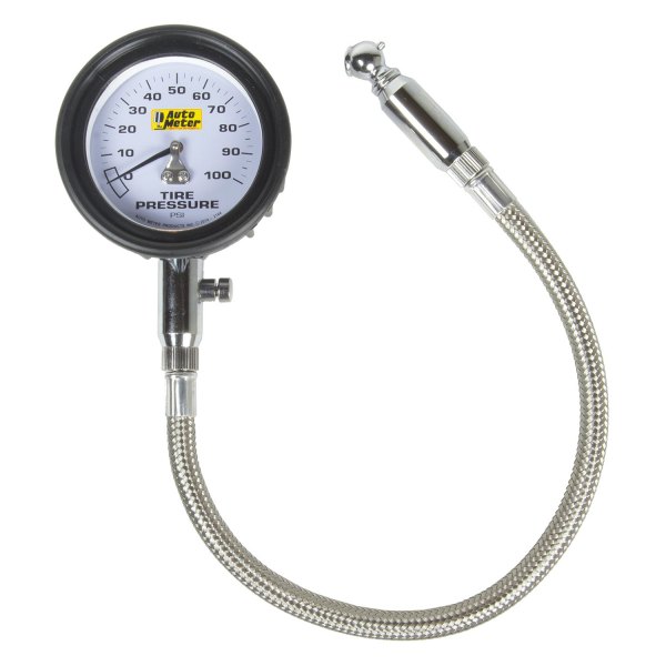 Auto Meter® - 0 to 100 psi Dial Tire Pressure Gauge
