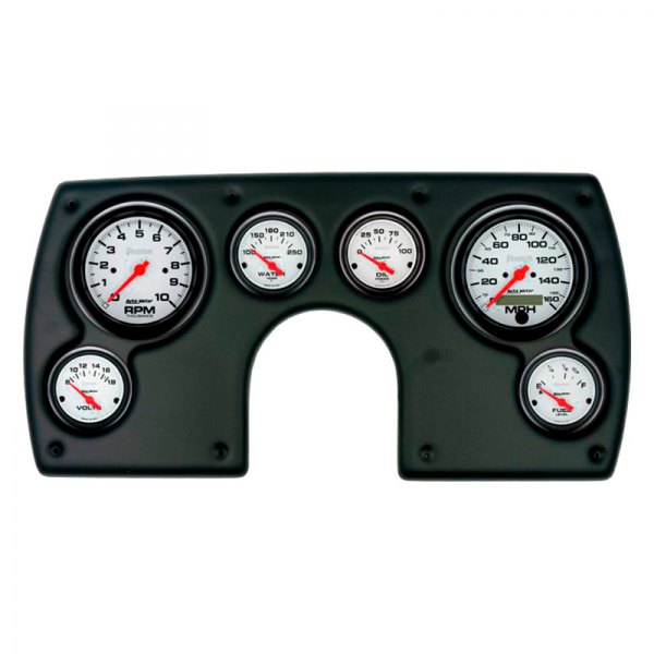 Auto Meter® - Phantom Series Direct Fit 6-Piece Gauge Panel Kit