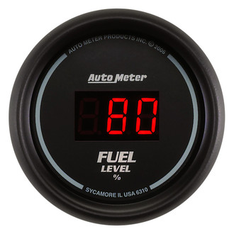 Auto Meter® - Sport-Comp Digital Series 2-1/16" Fuel Level Gauge